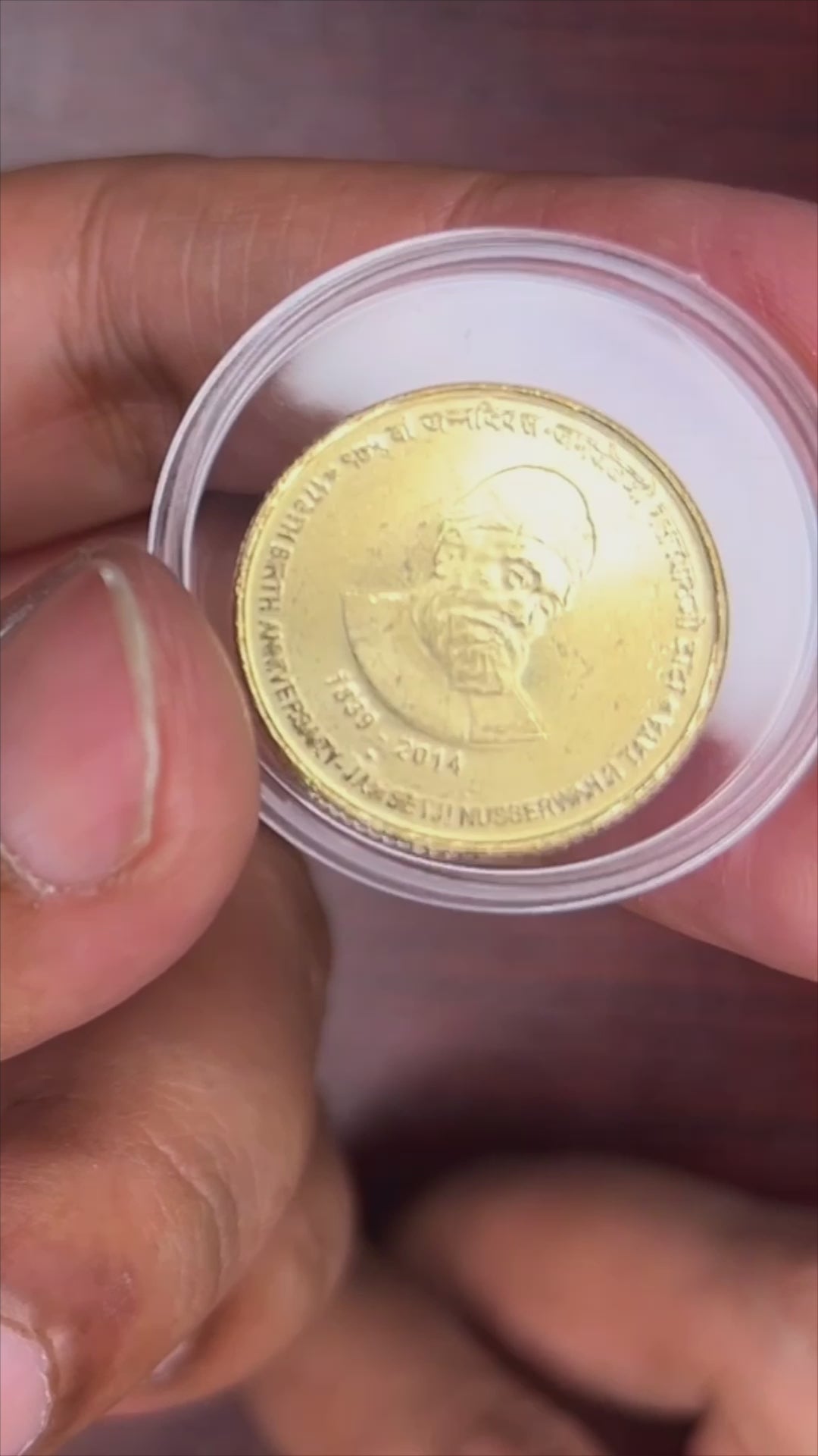 Jamshed Ji Tata Commemorative Coin